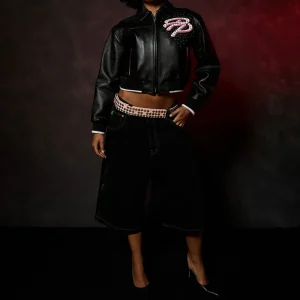 Pelle Pelle Greatest Of All Time Womens Crop Jacket view 6