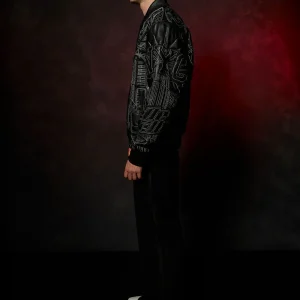 Pelle Pelle NYC Boro Quilted Black Jacket view 4