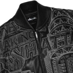 Pelle Pelle NYC Boro Quilted Black Jacket view 9