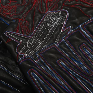 Pelle Pelle America Quilted Black Leather Jacket view 7