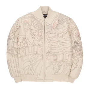 Pelle Pelle America Quilted Leather Jacket
