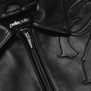 Two Tone Pelle Pelle Black Jacket view 5