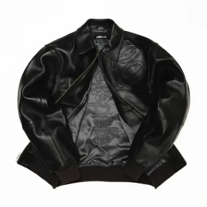 Two Tone Pelle Pelle Black Jacket view 3