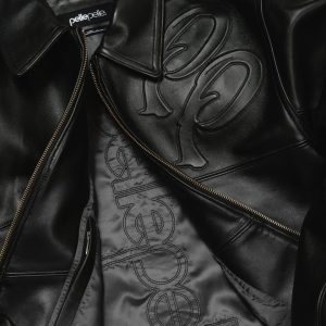 Two Tone Pelle Pelle Black Jacket view 4