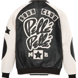 Pelle Pelle Soda Club Plush White Jacket | Pelle Pelle Jacket view 2