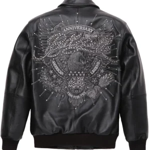 Pelle Pelle American Legend Plush Black Jacket | Pelle Pelle view 2