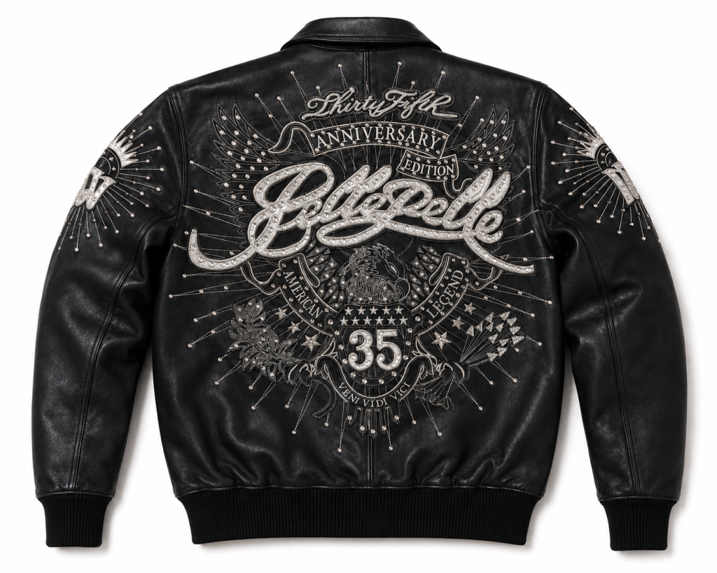 Pelle Pelle 35th Anniversary Black Leather Jacket