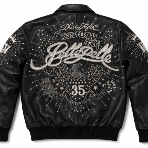 Pelle Pelle 35th Anniversary Black Leather Jacket view 1