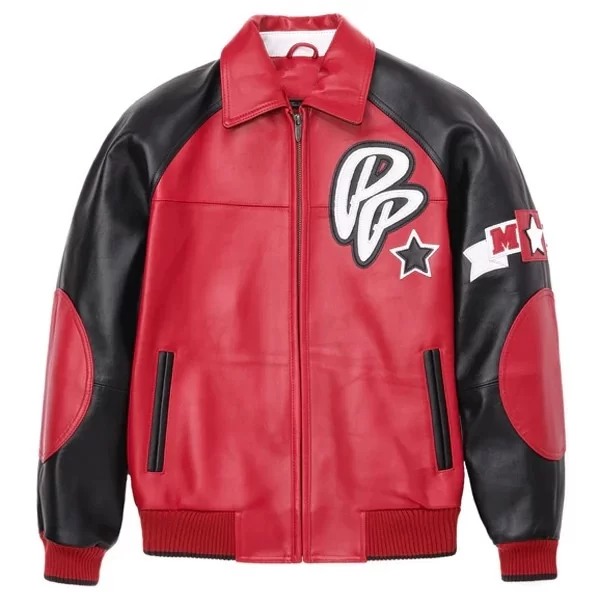 Pelle Pelle Soda Club Red Leather Jacket | Pelle Pelle Jacket view 2