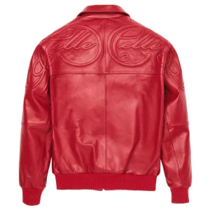 Pelle Pelle Puff Plush Red Jacket 2023 | Pelle Pelle Jacket view 3