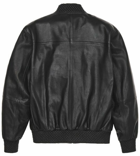 Pelle Pelle Basic Burnish Black Jacket | Pelle Pelle Jacket view 2