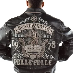 Pelle Pelle Grandmaster Black Leather Jacket