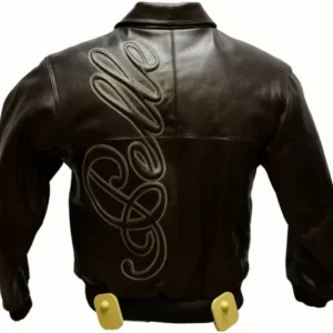 Pelle Pelle Dark Brown Bomber Leather Jacket view 2
