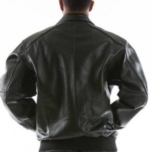 Pelle Pelle Applique Black Plush Jacket view 3